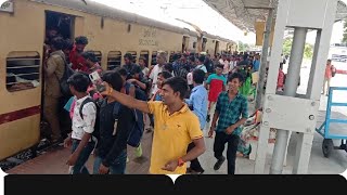 Most Crowdest Train in Tirupur  13352 Allapuzha Dhanbad Express [upl. by Tteltrab]