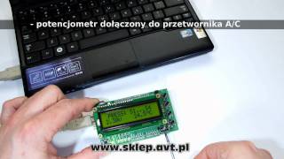 AVT1615  AVTduino LCD  wyświetlacz LCD kompatybilny z ARDUINO [upl. by Isacco206]