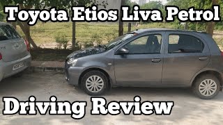 Toyota Etios Liva Petrol 2014 Base Model Driving Review  Honest Driving Review [upl. by Ellevart222]