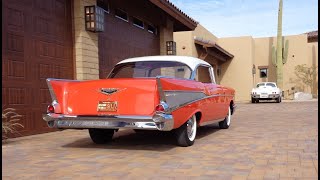 1957 Chevrolet Bel Air Survivor on Original Tires  amp Engine Sound  My Car Story with Lou Costabile [upl. by Iredale]