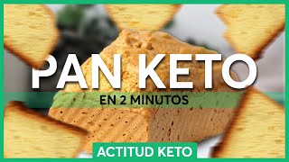 Pan Keto Receta fácil y deliciosa  Baja en carbohidratos  Dieta Cetogénica [upl. by Aserahs931]