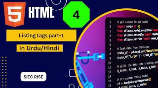 How to Use HTML List Tags Creating Lists in HTML [upl. by Fisuoy]