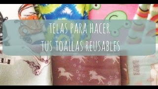 Como hacer toallas femeninas reusablesTelas y patron [upl. by Rafaellle]