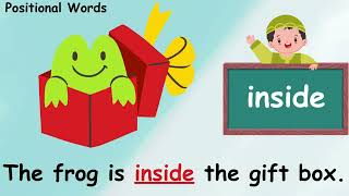 Positional Words for kids [upl. by Akenit]