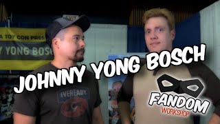 Johnny Yong Bosch Does Wookie Impressions on Fandom Workshop [upl. by Cherish]