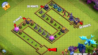 Cracking the Level 1 Base Formation Challenge Clash of clans Troops Tournament [upl. by Enived]