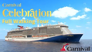 Carnival Celebration Cruise Ship Full Tour amp Review 2024 Carnival’s Biggest Cruise Ship [upl. by Enirolf]