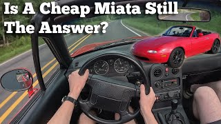 220k Mile Mazda Miata POV Review  Sunday Drive [upl. by Runkel77]