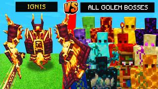 IGNIS vs ALL GOLEMS  Minecraft Mob Battle [upl. by Kendricks202]