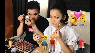 Makeup With Me  Trang Điểm Tông Màu Orange Với Khang Huỳnh  English Sub [upl. by Fiann]