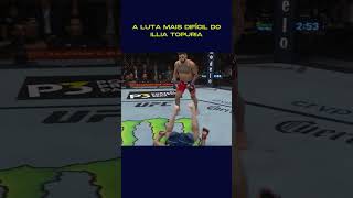 A LUTA MAIS DIFÍCIL DO ILLIA TOPURIA 😂 illiatopuria ufc308 nocaute viral mma ufc [upl. by Ebanreb]