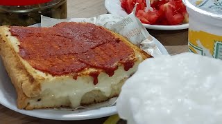 SUSURLUK TOSTU  TOSTUN VE AYRANIN DİYARI SUSURLUK  TOSTÇU RAMİS toast ayran balıkesir [upl. by Gnehp]