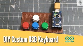 DIY USB Keyboard with Arrow Keypad for PC Gaming [upl. by Adriell]