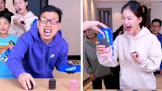 Guess The Flavor Of Oreos Blindly Who Has The More Sensitive Mouth Who Wins The Most CookiesFun [upl. by Nahtanhoj]