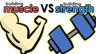 Building Muscle Vs Building Strength  Whats the Difference [upl. by Michaela]