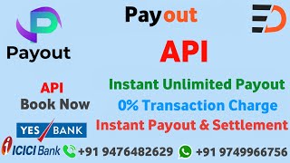 Unlimited Instant Payout API  UPI Payout API  Instant Payout amp Settlement API [upl. by Ocihc74]