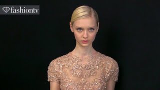 Elie Saab Couture Backstage SpringSummer 2013  Paris Couture Fashion Week  FashionTV [upl. by Brodie827]