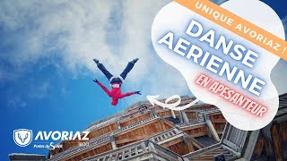 NeoDanse à Avoriaz  Danse aérienne sur façade [upl. by Richia]