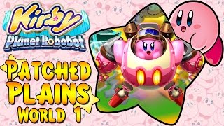 Kirby Planet Robobot  Part 1  World 1 Patched Plains English Gameplay Walkthrough [upl. by Rodrick]