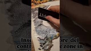 Watercolor tips for painting rocks acquerello watercolor art painting shorts [upl. by Murage]