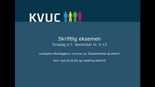 Skriftlig eksamen  Matematik C flex dec 2017 [upl. by Domini]