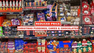 ALDI REDUCED PRICE ON CHRISTMAS PUDDINGS CAKES amp CHOCOLATES DEC 2023  ALDI HAUL  TRAVELANDSHOP [upl. by Ennoved570]