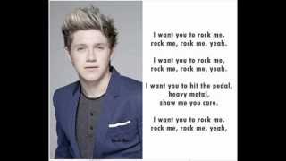 Nialls Solos in Take Me Home Lyrics on screen [upl. by Nochur363]