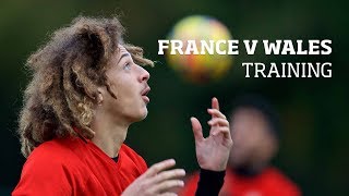 FRANCE V WALES TRAINING SESSION [upl. by Na982]