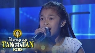 Tawag ng Tanghalan Kids Michaela Monica Valle  Bituing Walang Ningning [upl. by Raynor]