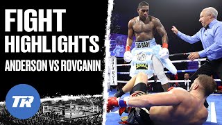 WHAT A BEATDOWN  Jared Anderson Buzzard Beating Knockout of Rovcanin  FIGHT HIGHLIGHTS [upl. by Cece143]