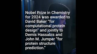 The Nobel Prize in Chemistry 2024 [upl. by Eliezer24]