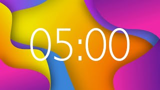 5 Minute Timer with Music and Alarm 🎵 ⏰ [upl. by Piegari]