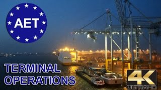 Antwerp EuroTerminal AET 2017  Terminal operations compilation 4K UHD FCPX [upl. by Politi]