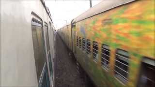 Yesvantpur Howrah Duronto Beautiful Overtake [upl. by Aekal]