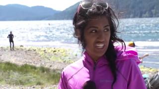 Nitinat Lake Kite Boarding  Shaw TV Port Alberni [upl. by Tnafni498]