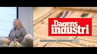 quotInvestera som Proffsenquot Agnetha Jönsson Chef Aktieanalys DI på Anglais Stureplan 3 oktober24 [upl. by Atews667]