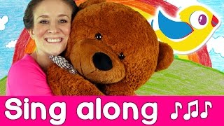 Sing Along  Teddy Bear Song  with lyrics  Starring Marty Moose [upl. by Meingoldas627]