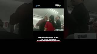 Video SpiceJet Passenger Deboarded After Misbehaving With Crew [upl. by Jannel746]