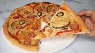 Jinsi Ya Kutengeneza Pizza Ya mayai  Pizza Ya bajeti ndogo  Pizza Bila Cheese [upl. by Einnahc137]