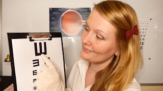 ASMR Medical CheckUp GER 👩🏼‍⚕️ Eye Exam  beim Augenarzt 👁 Roleplay 🩺 Personal Attention [upl. by Camila]