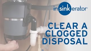 How to Clear a clogged garbage disposal [upl. by Hughett81]