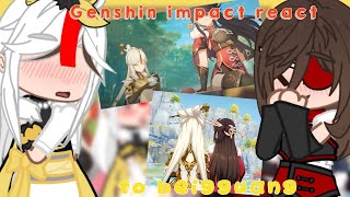 Genshein Characters react to Beidou and Ningguang Editsvideos  Gacha club  Read desc [upl. by Lidah]