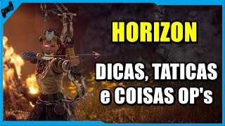 Horizon Zero Dawn  Dicas e Táticas Necessárias [upl. by Auqined]