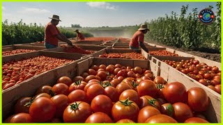 Mega Orange Farm Harvest millions of Tomato [upl. by Haven]