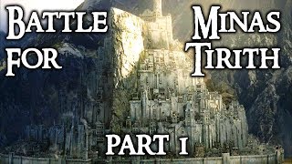 Lord Of The Rings ROTK  Battle For Minas Tirith Part 1 HD High Quality 1080p [upl. by Winter373]