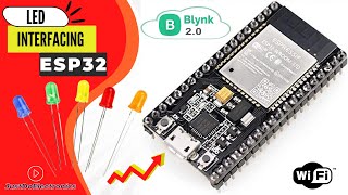 Blynk 20 With ESP32 Setup Web Dashboard And Mobile App  Led Control [upl. by Aiuqram]