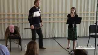 Carnegie Hall Oboe Master Class Rossinis La scala di seta [upl. by Yetak]