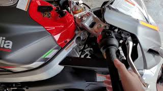 2021 Aprilia RS 660 Stock Exhaust note [upl. by Annerb]