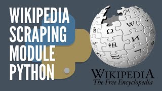 Wikipedia  Python library Web Scraping [upl. by Aennil]