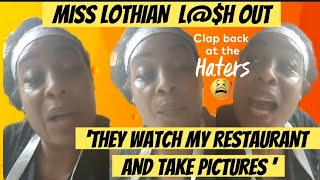 MISS LOTHIAN LH OUT AT HTERS ITS AUNTY DONNA WHY YOU COME FOR PEOPLE [upl. by Diamante723]